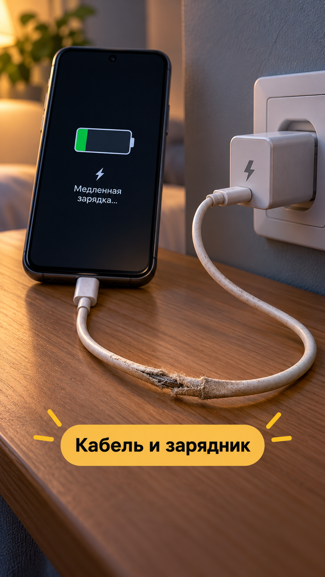 Плохой кабель или зарядник
