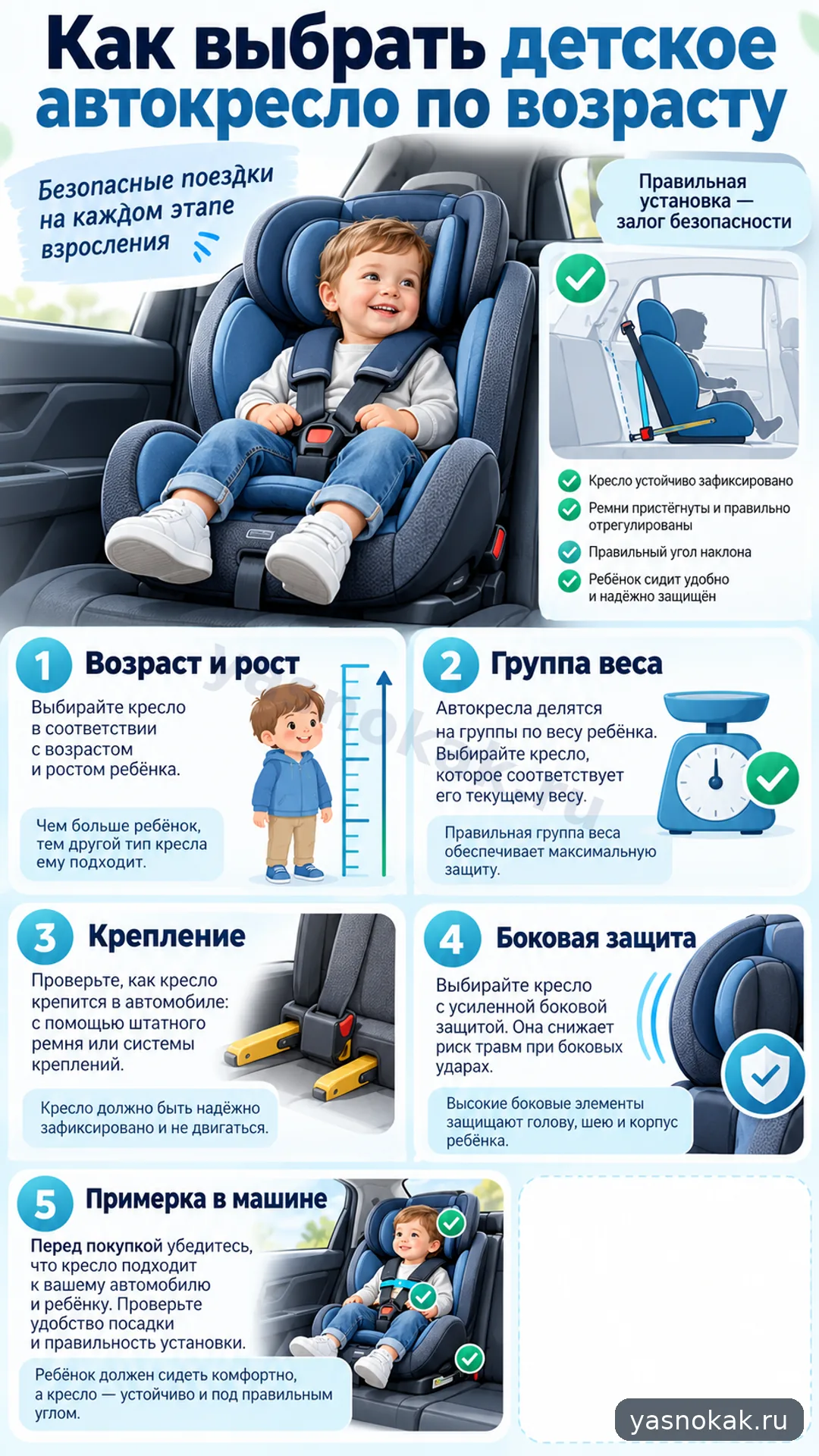 Схема: Как выбрать детское автокресло Cybex по возрасту