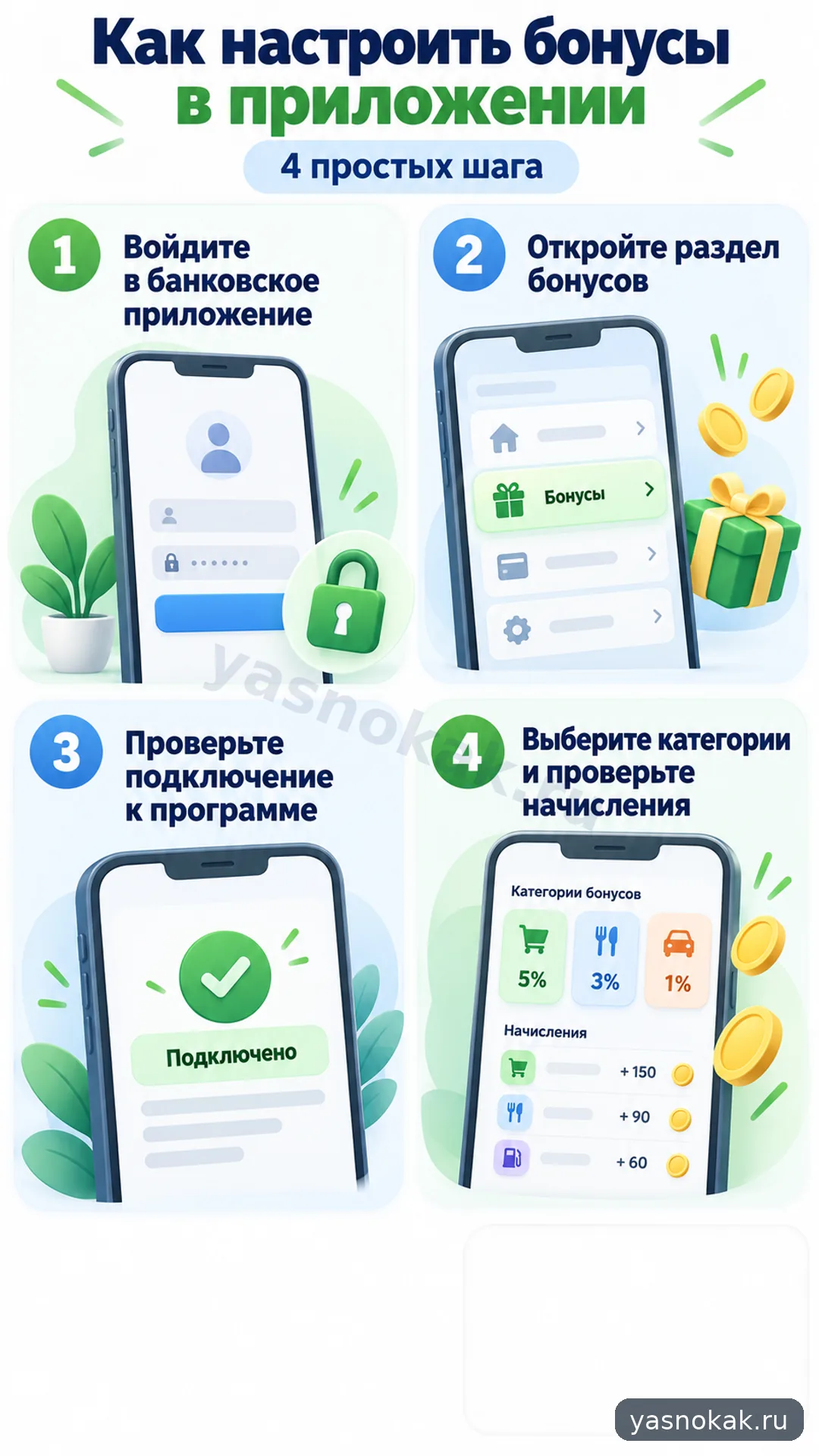 Схема: Как настроить СберСпасибо в приложении