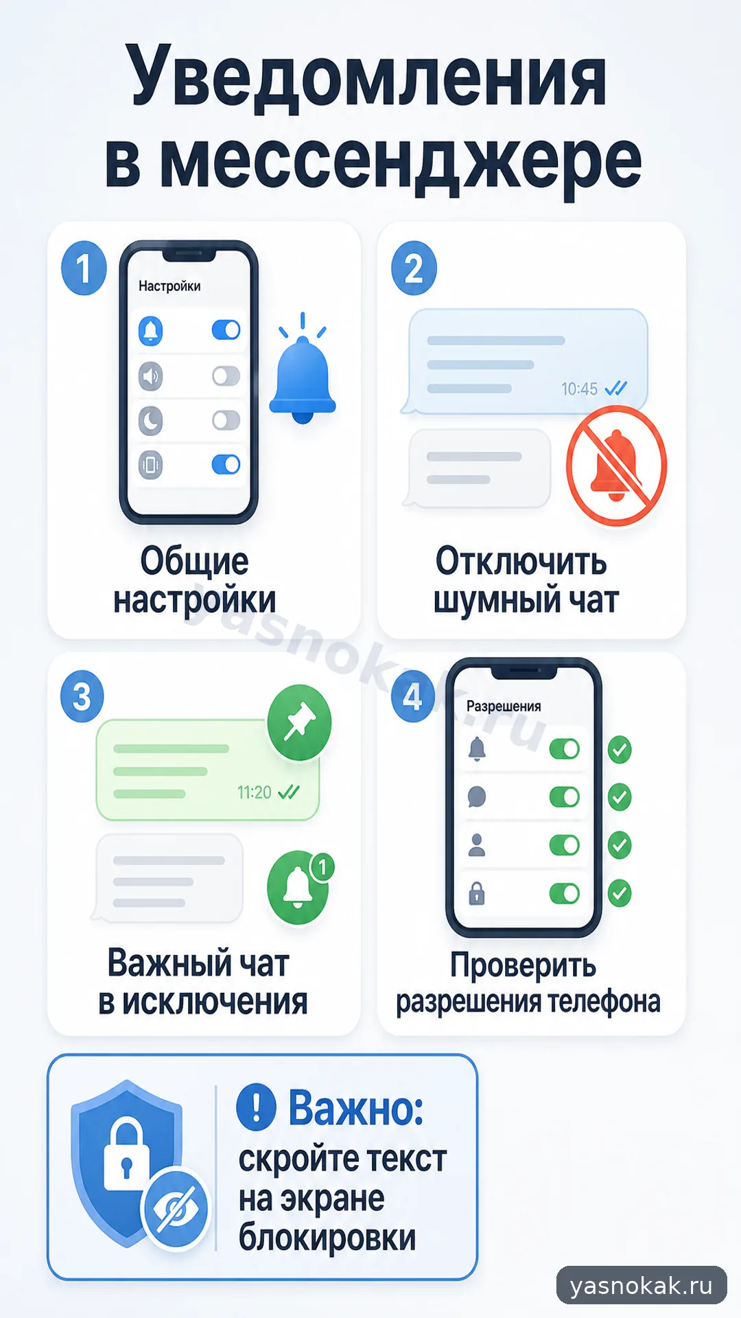 Схема: Как настроить уведомления в Telegram