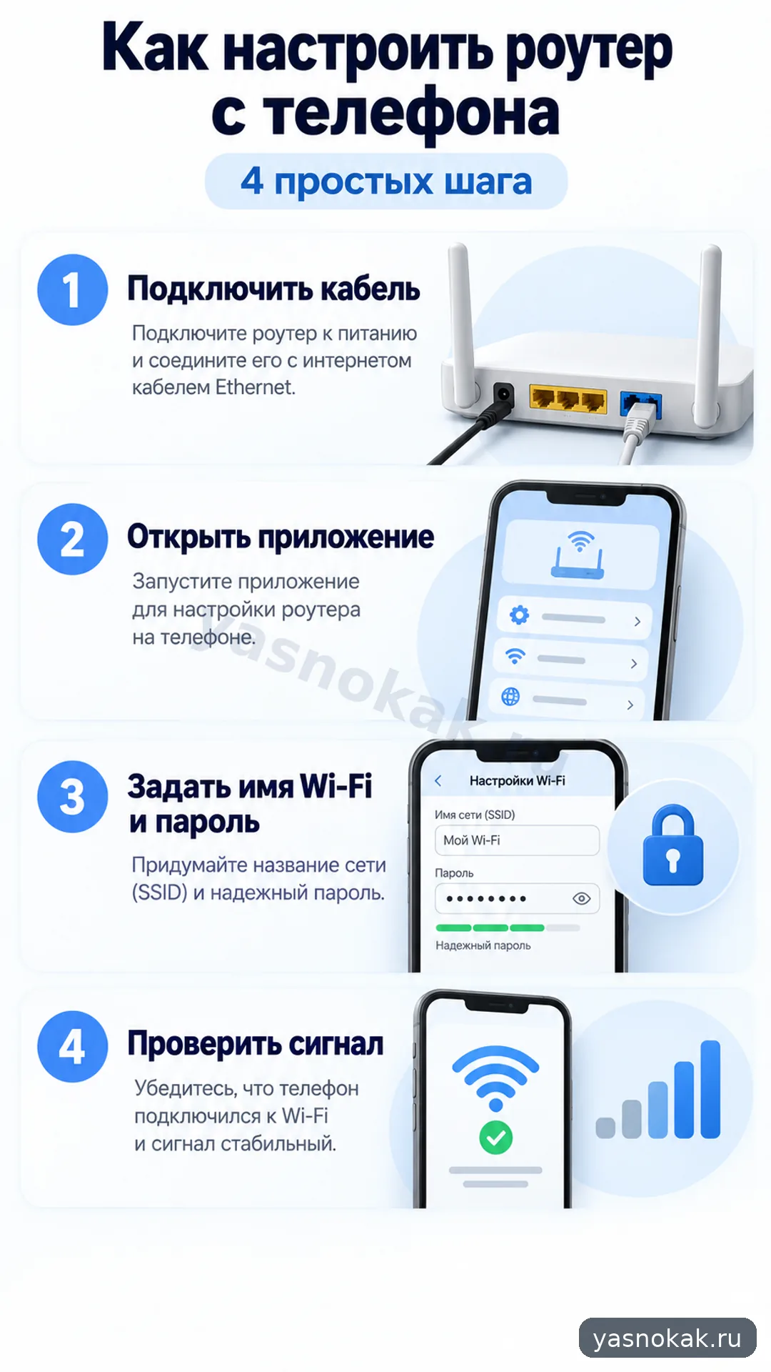 Схема: Как настроить роутер Xiaomi с телефона