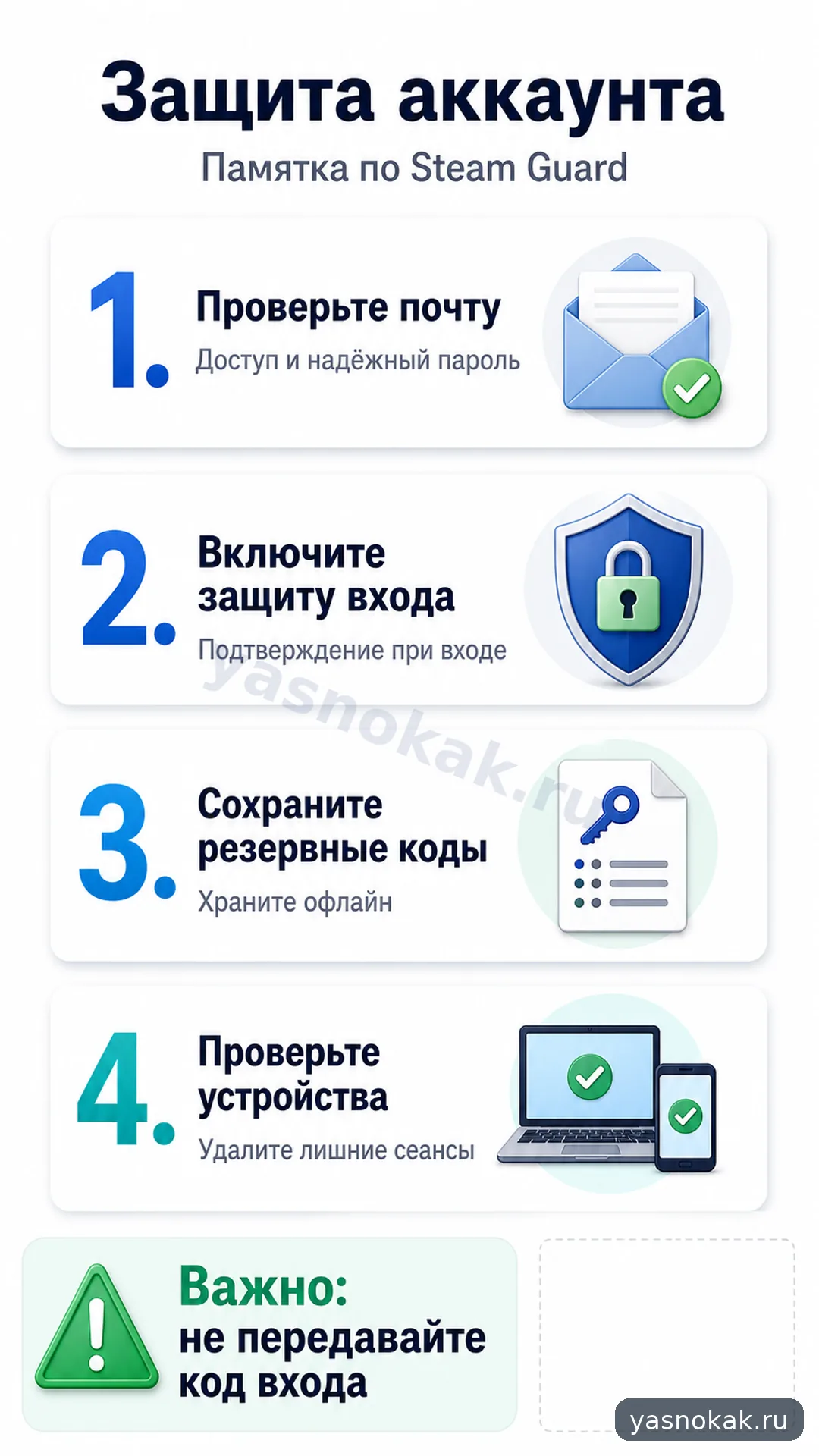 как защитить аккаунт стим гуард